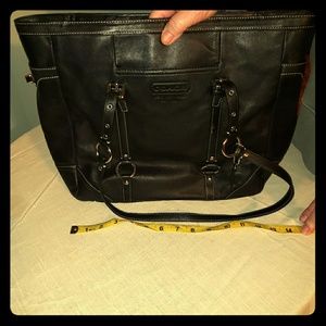 Black Leather Purse